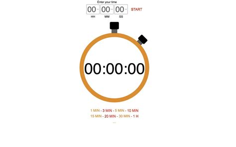 online chronometer.